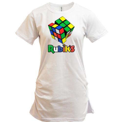 Подовжена футболка Кубик-Рубік (Rubik's Cube)