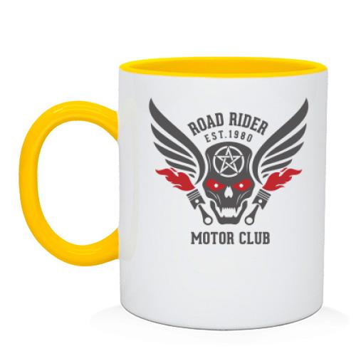 Чашка road rider motor club