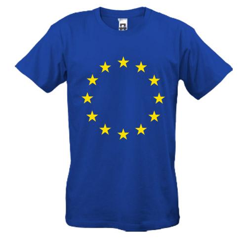 Футболка з символікою Євро Союзу