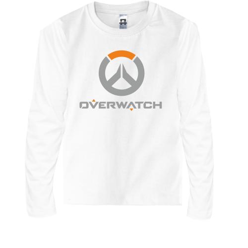 Детская футболка с длинным рукавом Overwatch logo