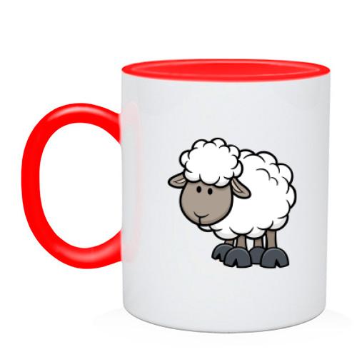 Чашка c овечкой