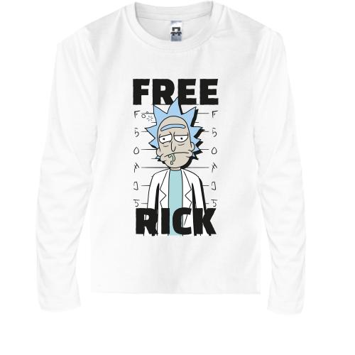 Детская футболка с длинным рукавом Free Rick