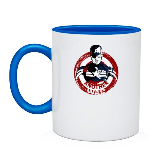 Чашка с Капитаном Америка 