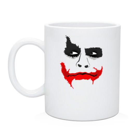 Чашка с изображением лица Джокера