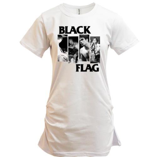 Подовжена футболка Black Flag (гурт)