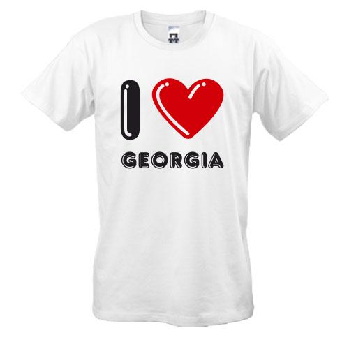 Футболка I love Georgia