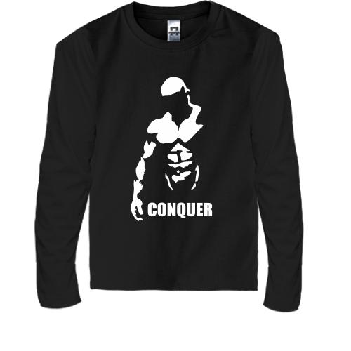 Детская футболка с длинным рукавом Conquer