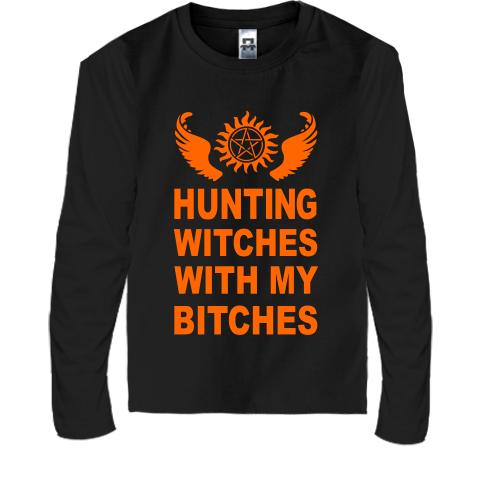 Детская футболка с длинным рукавом Hunting witches
