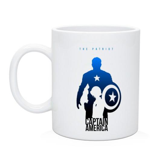 Чашка с Капитаном Америкой (патриот)