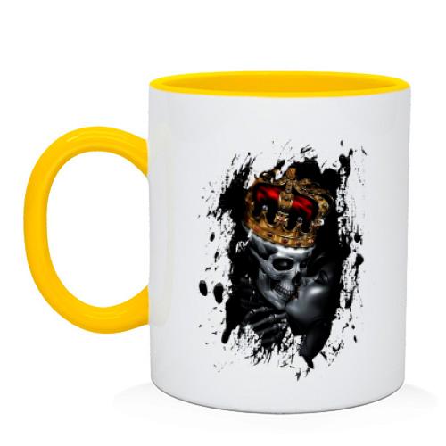 Чашка з королем - черепом