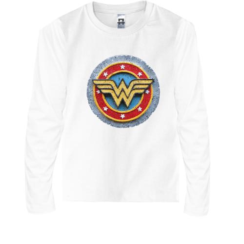 Детская футболка с длинным рукавом Чудо-женщина (Wonder Woman)