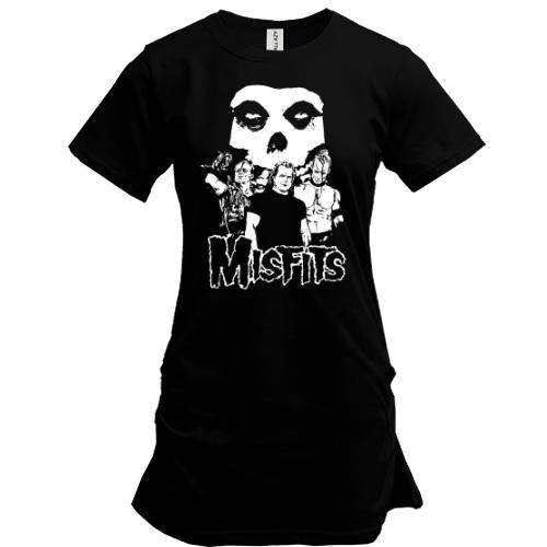 Подовжена футболка Misfits Band (2)