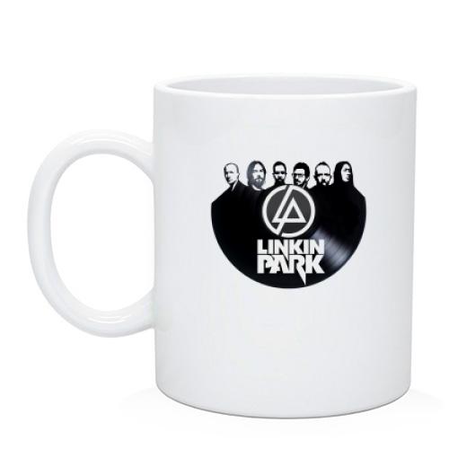 Чашка Linkin Park на пластинке