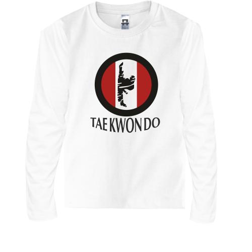 Детская футболка с длинным рукавом WTF World Taekwondo