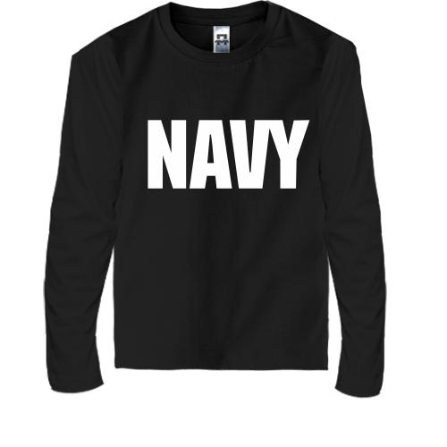Детская футболка с длинным рукавом NAVY (ВМС США)