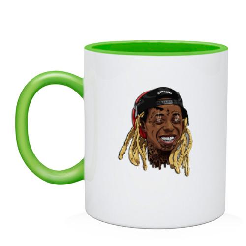 Чашка с улыбающимся Lil Wayne