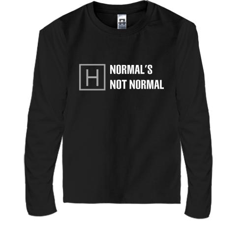 Детская футболка с длинным рукавом Normal's Not Normal