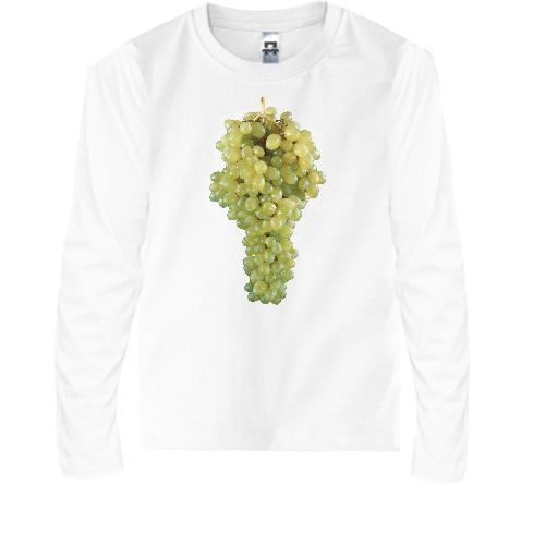 Детская футболка с длинным рукавом с виноградной гроздью