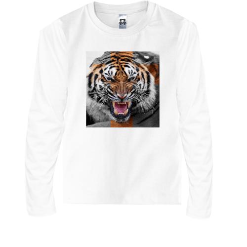Детская футболка с длинным рукавом Swag с тигром