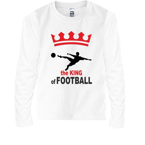 Детская футболка с длинным рукавом Король футбола