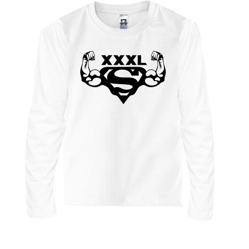 Детская футболка с длинным рукавом Superman XXXL
