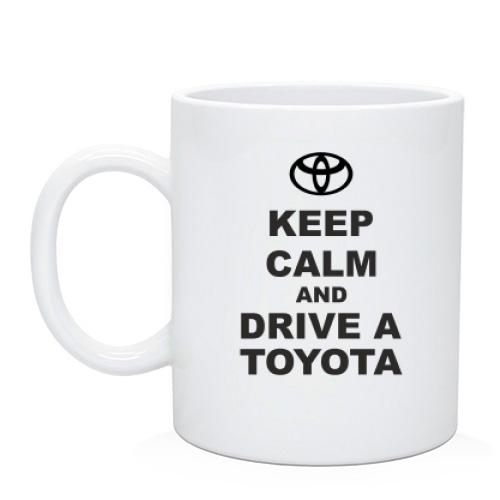 Чашка Keep calm and drive a Toyota