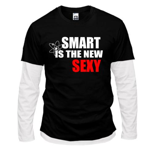 Комбинированный лонгслив Smart is the new sexy