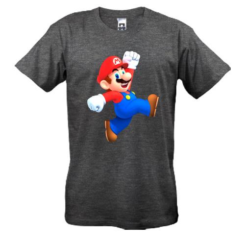 Футболка с шагающим Марио
