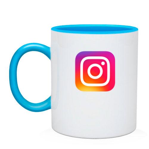 Чашка с логотипом Instagram