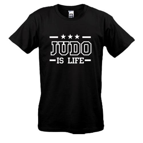 Футболка Judo is life