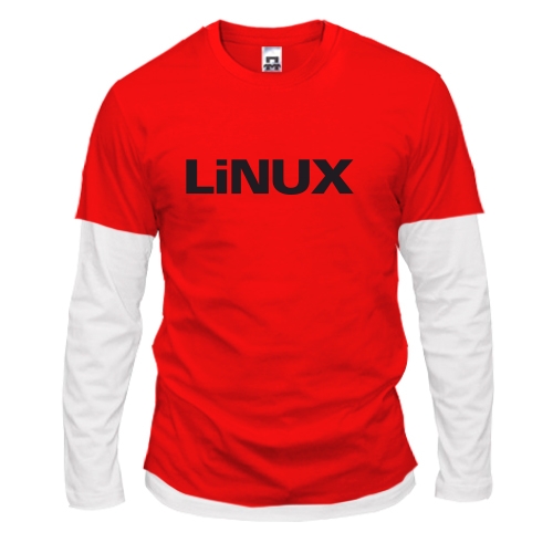 Комбинированный лонгслив Linux