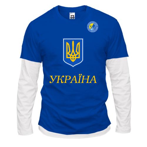 Лонгслив комби Сборная Украины по хоккею
