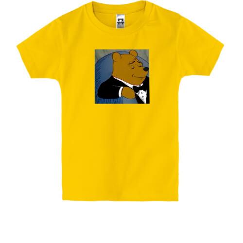 Детская футболка с Винни Пухом (мем)