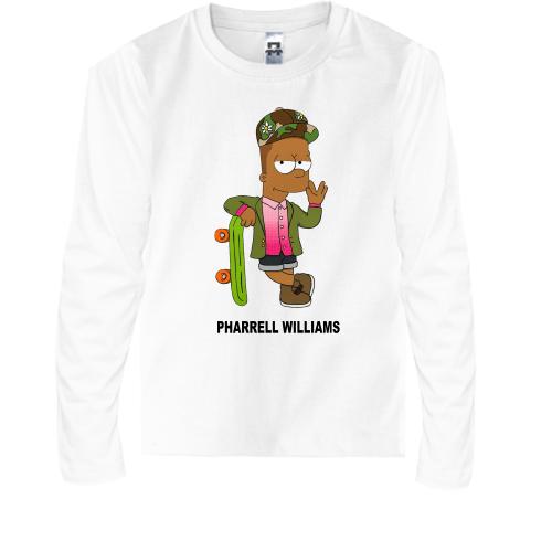 Детская футболка с длинным рукавом Фаррелл Уильямс (Pharrell Wil
