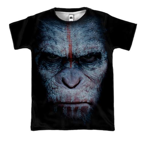 3D футболка с гориллой