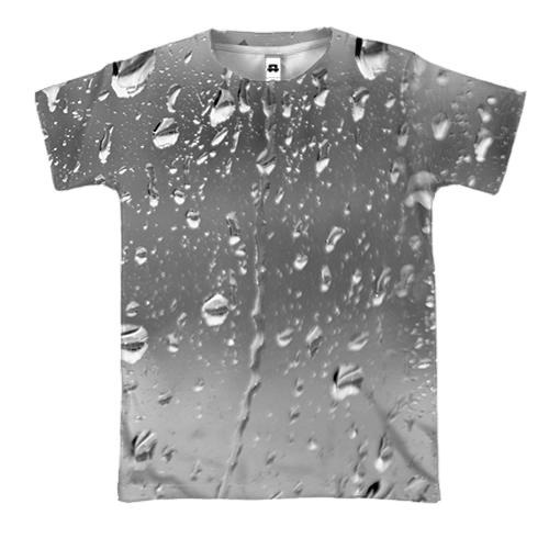 3D футболка Дождь