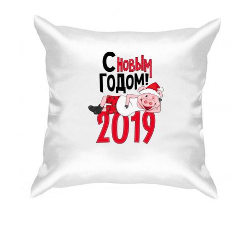 Подушка с Новым Годом 2019