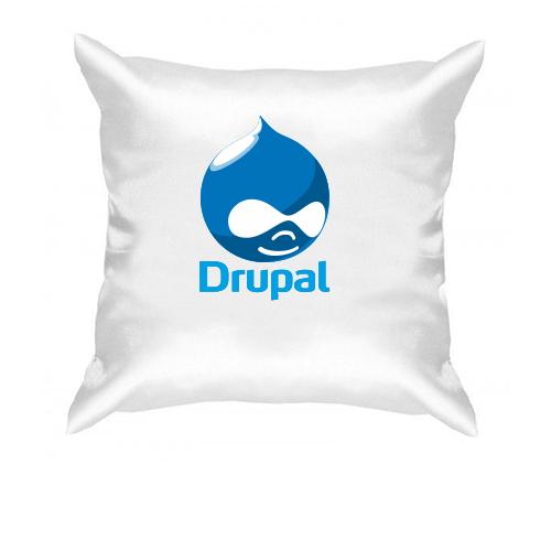 Подушка с логотипом Drupal