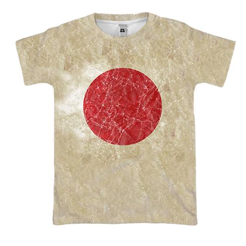 3D футболка с флагом Японии