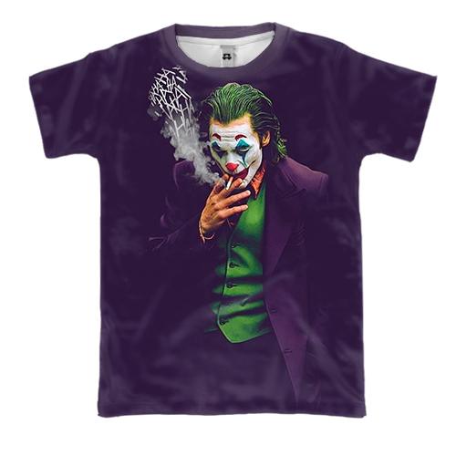 3D футболка Джокер с сигаретой
