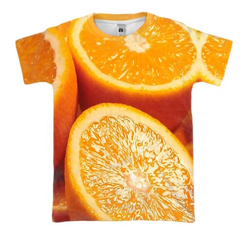 3D футболка с апельсинами