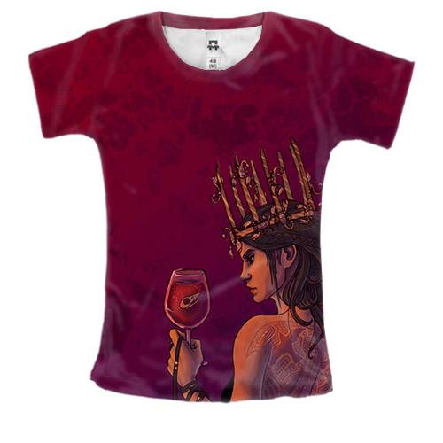 Женская 3D футболка со знаком зодиака Скорпион