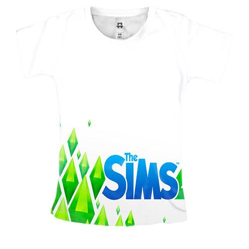 Женская 3D футболка The Sims 4