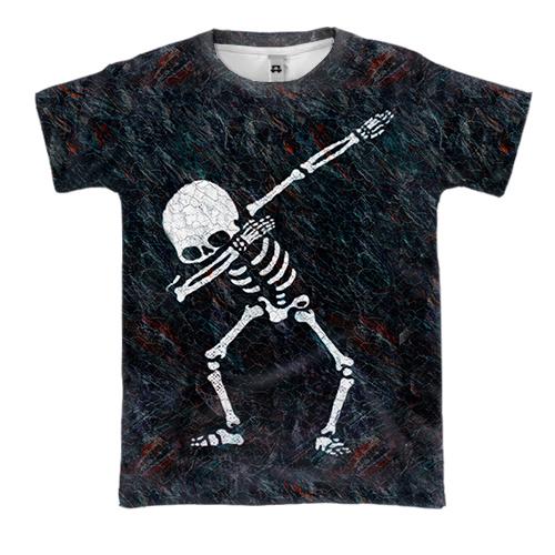3D футболка Скелет Dab