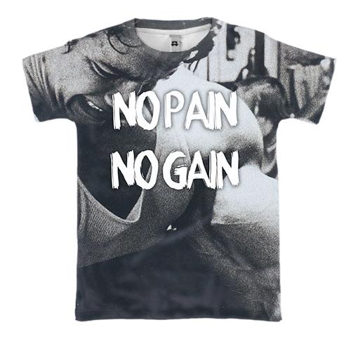 3D футболка No pain No gain