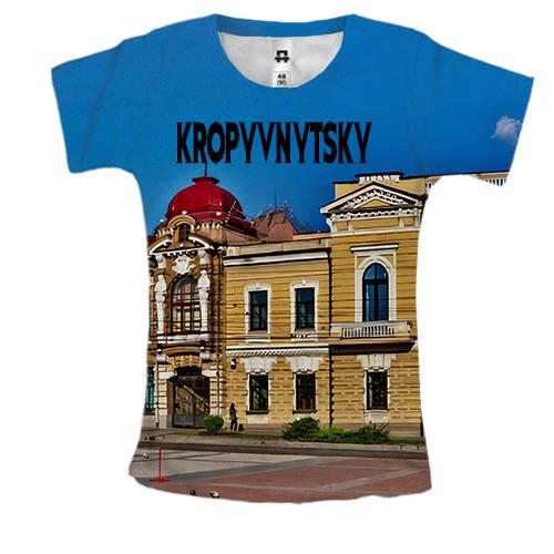 Женская 3D футболка Кропивницкий