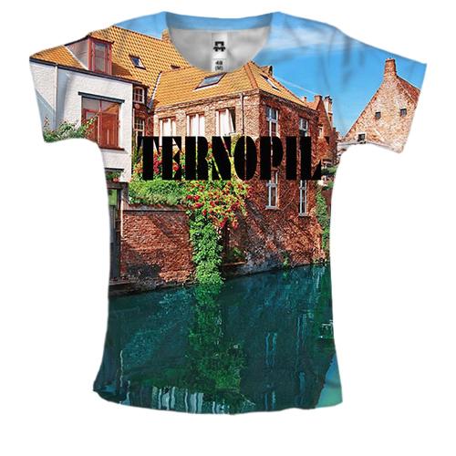 Женская 3D футболка Тернополь