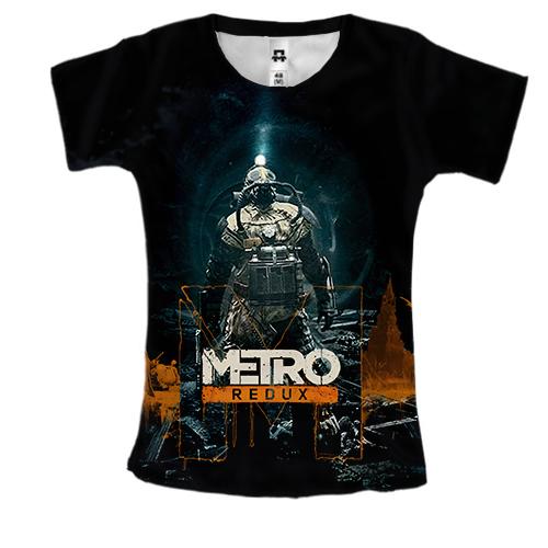 Женская 3D футболка Metro - Redux