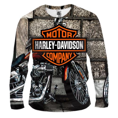 Мужской 3D лонгслив Harley-Davidson