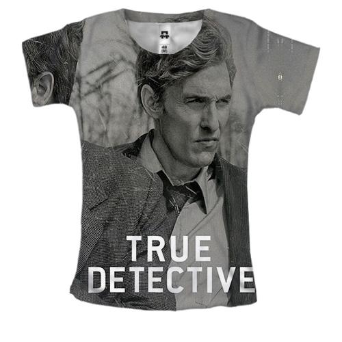 Женская 3D футболка True Detective